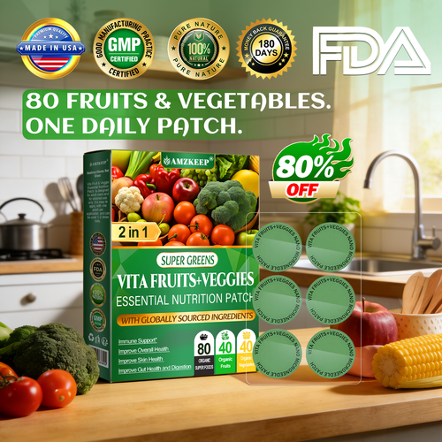 𝐀𝐌𝐙𝐊𝐄𝐄𝐏® Vita Fruit & Veggie Essential Nutrition Patch