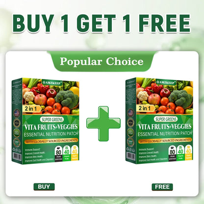 𝐀𝐌𝐙𝐊𝐄𝐄𝐏® Vita Fruit & Veggie Essential Nutrition Patch